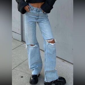 Zara wide leg jeans